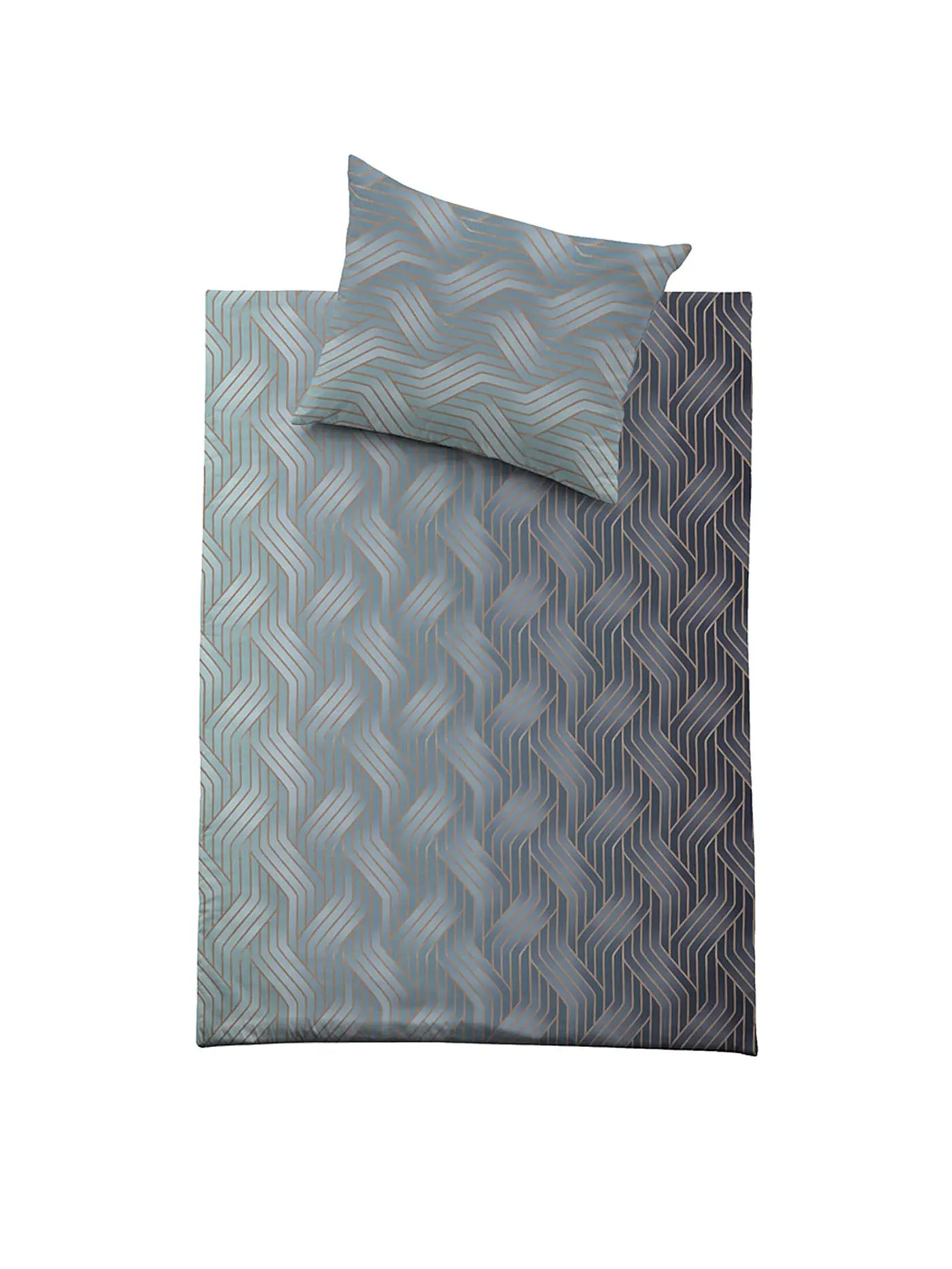 FUSSENEGGER | Satin Bettwäsche SCHWEIZER SATIN 70x90cm/140x200cm Grau | 